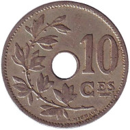 Монета 10 сантимов. 1901 год, Бельгия. (Belgique) Монета 10 сантимов. 1901 год, Бельгия. (Belgique)