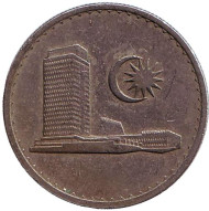 Монета 20 сен. 1979 год, Малайзия. Здание парламента. Монета 20 сен. 1979 год, Малайзия. Здание парламента.