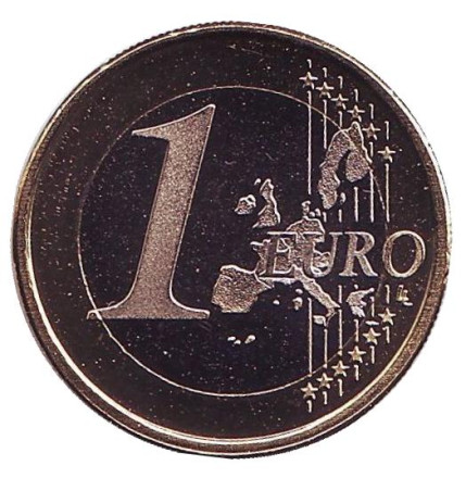 Монета 1 евро. 2000 год, Нидерланды.