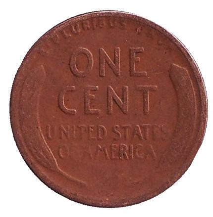 Монета 1 цент. 1925 год (D), США. Линкольн. Монета 1 цент. 1925 год (D), США. Линкольн.