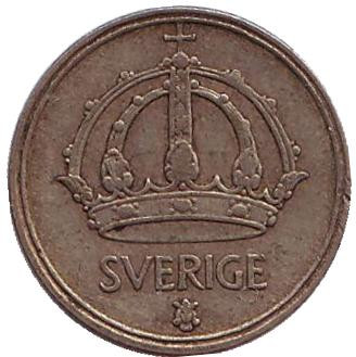 Монета 10 эре. 1948 год. Швеция.