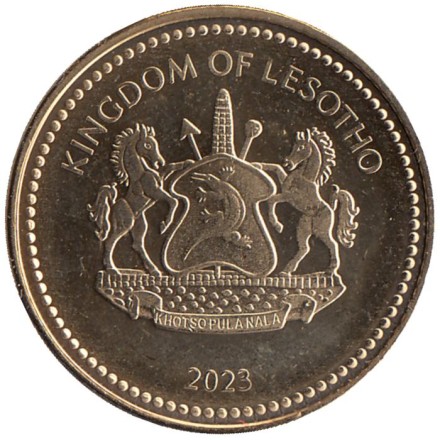 Монета 20 лисенте. 2023 год, Лесото. Цветок.