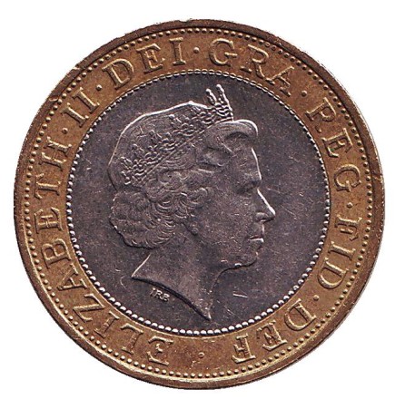 Монета 2 фунта. 2003 год, Великобритания.