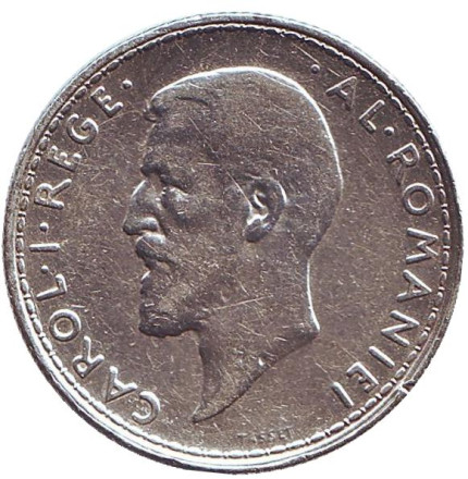 Монета 2 лея. 1910 год, Румыния. Кароль I. Монета 2 лея. 1910 год, Румыния. Кароль I.