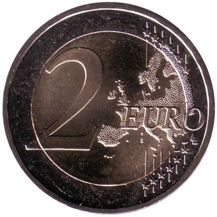 Монета 2 евро. 2019 год (A), Германия. Монета 2 евро. 2019 год (A), Германия.