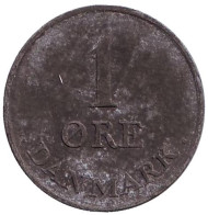 Монета 1 эре. 1948 год, Дания. Монета 1 эре. 1948 год, Дания.