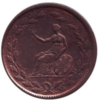 Токен 1/2 пенни. 1811 год, Великобритания. 