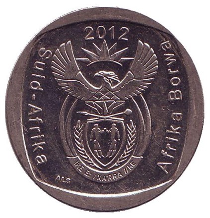 Монета 2 ранда. 2012 год, ЮАР. Антилопа.