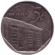 Монета 5 сентаво. 1994 год, Куба. Монета 5 сентаво. 1994 год, Куба.