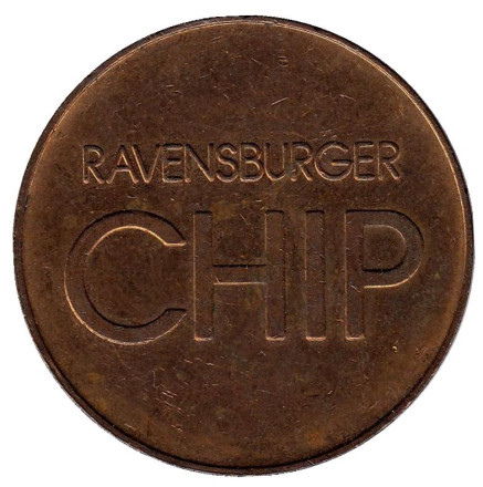 Ravensburger Chip. Парковочный жетон, Германия.
