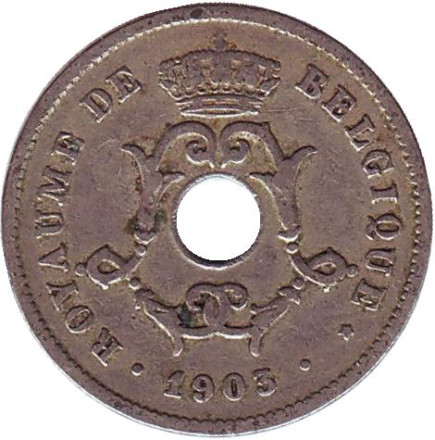 Монета 10 сантимов. 1903 год, Бельгия. (Belgique) Монета 10 сантимов. 1903 год, Бельгия. (Belgique)