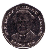 Монета 1 доллар. 2005 год, Ямайка. Александр Бустаманте - национальный герой Ямайки. Монета 1 доллар. 2005 год, Ямайка. Александр Бустаманте - национальный герой Ямайки.