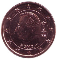 Монета 1 цент. 2012 год, Бельгия. Монета 1 цент. 2012 год, Бельгия.