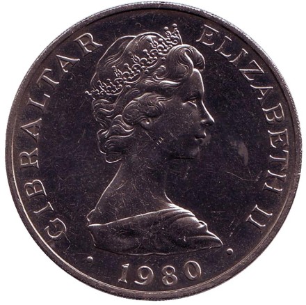 Монета 1 крона. 1980 год, Гибралтар. 175 лет со дня смерти Горацио Нельсона. Монета 1 крона. 1980 год, Гибралтар. 175 лет со дня смерти Горацио Нельсона.