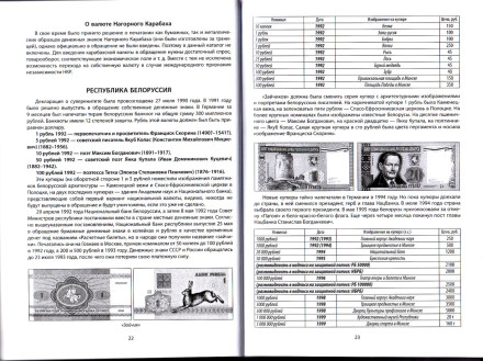 Сводный каталог бумажных денежных знаков, стандартных и юбилейных монет государств бывшего Советского союза. 9-е изд. М.М. Глейзер. 2017 год.