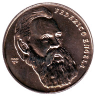Монета 1 песо, 2002 год, Куба. Фридрих Энгельс. Монета 1 песо, 2002 год, Куба. Фридрих Энгельс.