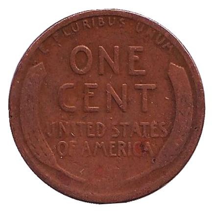 Монета 1 цент. 1926 год (D), США. Линкольн. Монета 1 цент. 1926 год (D), США. Линкольн.