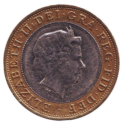 Монета 2 фунта. 2013 год, Великобритания.