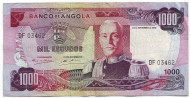 Банкнота 1000 эскудо. 1972 год, Ангола.