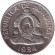 Монета 1 лемпира. 1934 год, Гондурас. Монета 1 лемпира. 1934 год, Гондурас.