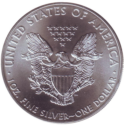 Монета 1 доллар, 2013 год, США. (Без отметки монетного двора) Шагающая свобода.