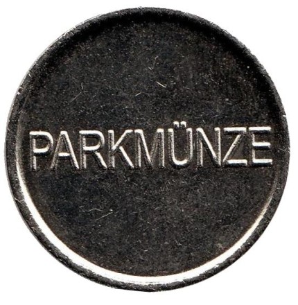 Bludenz. Парковочный жетон, Германия. Bludenz. Парковочный жетон, Германия.