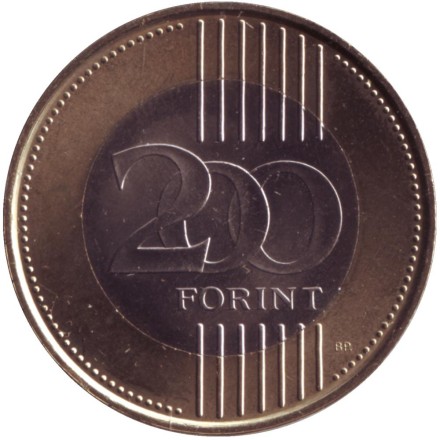 Монета 200 форинтов. 2012 год, Венгрия. Цепной мост. (Сеченьи Ланцхид). Монета 200 форинтов. 2012 год, Венгрия. Цепной мост. (Сеченьи Ланцхид).