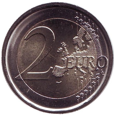 Монета 2 евро. 2016 год, Сан-Марино.
