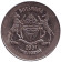 Монета 50 тхебе. 2001 год, Ботсвана. Орлан-крикун. Монета 50 тхебе. 2001 год, Ботсвана. Орлан-крикун.