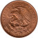 Монета 20 сентаво. 1971 год, Мексика. (Старый герб). aUNC.