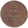 Монета 10 крон. 1994 год, Словакия. Бронзовый крест с выгравированными рисунками и орнаментом (Х – ХI вв.).