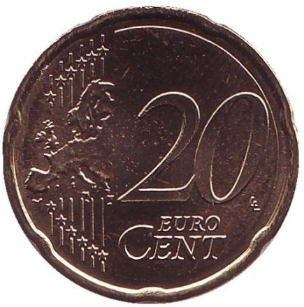 Монета 20 центов. 2016 год, Австрия. Монета 20 центов. 2016 год, Австрия.