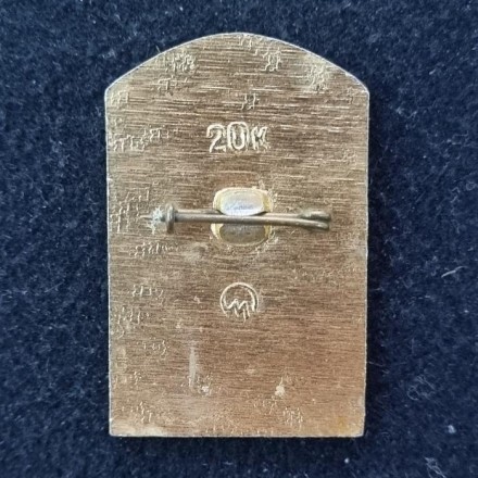 Карельская АССР. Кижи. Дом-музей Ошевнева. Значок. СССР.