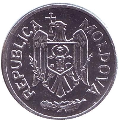 Монета 5 бани. 2003 год, Молдавия. Монета 5 бани. 2003 год, Молдавия.