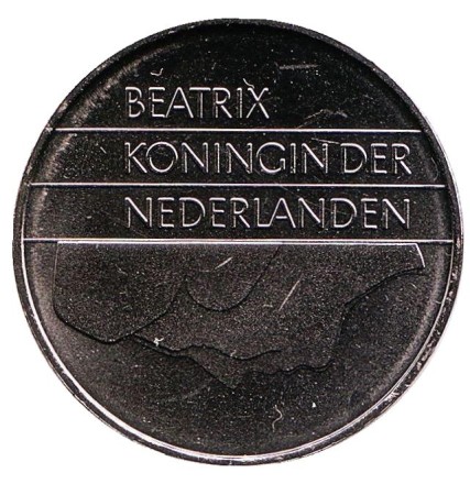 Монета 2,5 гульдена. 2000 год, Нидерланды. BU.