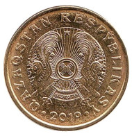 Монета 10 тенге. 2019 год, Казахстан. UNC. Монета 10 тенге. 2019 год, Казахстан. UNC.