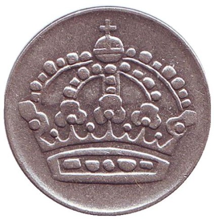 Монета 50 эре. 1955 год, Швеция. Монета 50 эре. 1955 год, Швеция.