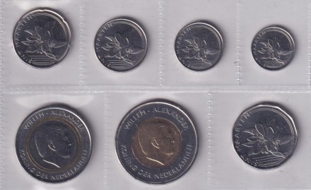 Годовой набор монет. 2025 год, Синт-Мартен. (Первый год выпуска). Годовой набор монет. 2025 год, Синт-Мартен. (Первый год выпуска).