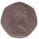Монета 50 пенсов. 1970 год, Великобритания.
