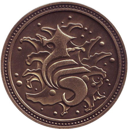 Океанариум. Петропавловская крепость. Сувенирный жетон, Санкт-Петербург.