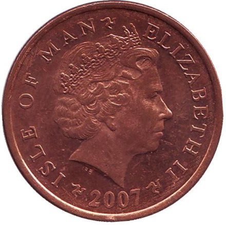 Монета 2 пенса. 2007 год (BA), Остров Мэн. Башня Альберта. Монета 2 пенса. 2007 год (BA), Остров Мэн. Башня Альберта.