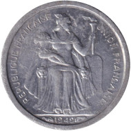 Монета 50 сантимов. 1949 год, Французская Океания. Монета 50 сантимов. 1949 год, Французская Океания.