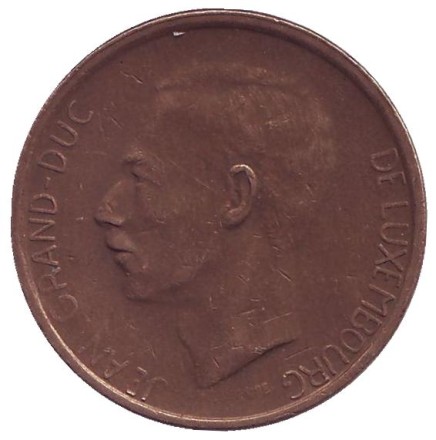 Монета 20 франков. 1981 год, Люксембург.