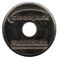 Cleanpark. KARCHER. Жетон автомойки, Германия.