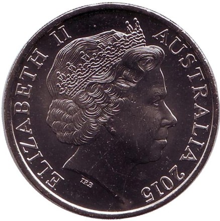 Монета 20 центов. 2015 год, Австралия. Первая мировая война 1914-1918 гг. АНЗАК.