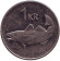 Монета 1 крона. 2005 год, Исландия. Треска. Монета 1 крона. 2005 год, Исландия. Треска.