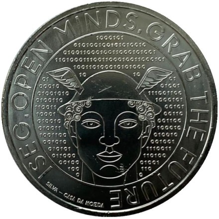 Монета 7,5 евро. 2022 год, Португалия. 111 лет Лиссабонской школе экономики и менеджмента.