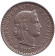 Монета 20 раппенов. 1957 год, Швейцария. Монета 20 раппенов. 1957 год, Швейцария.