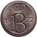 Монета 25 сантимов. 1972 год, Бельгия. (Belgique)