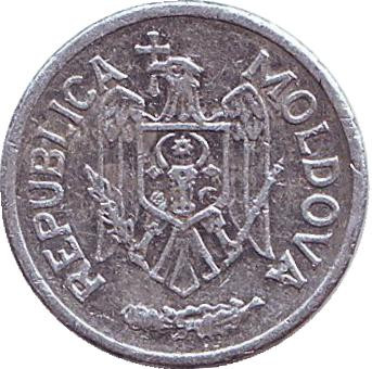 Монета 5 бани. 2005 год, Молдавия. Монета 5 бани. 2005 год, Молдавия.